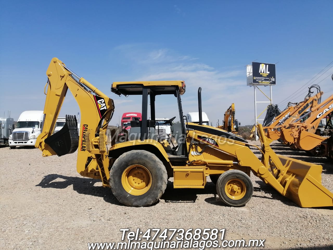 retroexcavadora caterpillar 416b precio